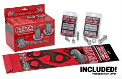 Hedman Hedders - CHEVY/GMC S10/ S15 (4WD) V8 SWAP HEADERS; 1-1/2 in. MID-LENGTH TUBES- SILVER HTC - Image 3