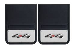 Gatorback - Gatorback 14"x18" Universal Mud Flaps-Black 4x4 Logo GB14184X4 - Image 1