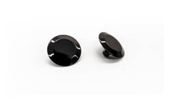 Gatorback - Gatorback Color Match Front Fender Plugs - 2 Pack - Black; PL002-BK-2 - Image 1