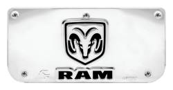 Gatorback - Gatorback Replacement 12" Mud Flap Plate-Stainless, for Ram Head Logo; GB755603 - Image 1