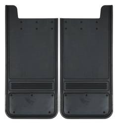 Gatorback - Gatorback 12"x26" Universal Mud Flaps-Black, No Plate; GB1226BK - Image 1