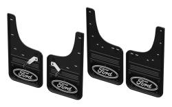 Gatorback - Gatorback 12" Front & Rear Mud Flap Set-Black, F-150 Lightning; GCR411K-FW - Image 1
