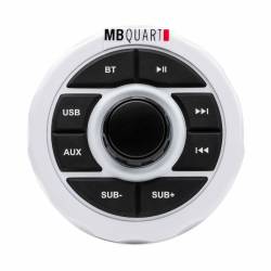 MB Quart - MB Quart Nautic 160 Watt Multimedia Source Receiver Unit-White; GMR-1.5W - Image 1