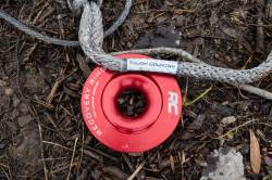 Rough Country Suspension Systems - Rough Country 4" Aluminum Winch Recovery Snatch Ring-Red; RS183 - Image 3