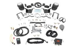Rough Country Suspension Systems - Rough Country Rear Air Spring Kit w/ Compressor, Silverado/Sierra HD; 10007WC - Image 1