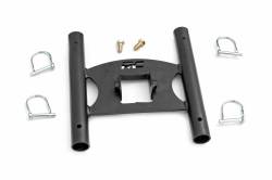 Rough Country Suspension Systems - Rough Country 2" Receiver Dual Flag Pole Holder-Black; 117500 - Image 1