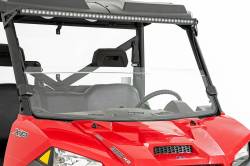 Rough Country Suspension Systems - Rough Country Front UTV Half Windshield, for Polaris Ranger 1000; 98132011A - Image 1