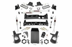 Rough Country Suspension Systems - Rough Country 4" Suspension Lift Kit, 99-06 Silverado/Sierra 1500 4WD; 25840 - Image 1