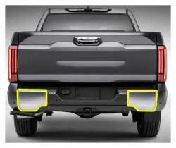 Ecoological - Ecoological BumperShellz Rear Bumper Cover-Matte Black, for Tundra; GU1002 - Image 2