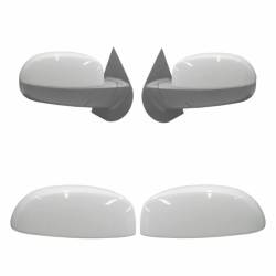 Ecoological - Ecoological Upper Side Mirror Covers-Summit White , Silverado/Sierra; MBG10 - Image 1