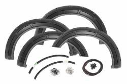 Rough Country Suspension Systems - Rough Country Defender Fender Flares-Black 23-24 Super Duty A-F20231 - Image 1