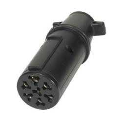 Husky Towing - Husky Towing 7-Way Round to 6-Way Round Connector Adapter; 15258 - Image 1