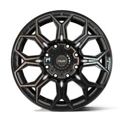 4PLAY - 4PLAY Wheels 4P83 20x9 8x6.5 0mm Gloss Black/Brushed; 4P83-20090-8650-0BBT - Image 1