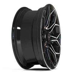 4PLAY - 4PLAY Wheels 4P83 22x9 6x5.5/135 12mm Gloss Black/Brushed; 4P83-22090-6D55-12BBT - Image 4
