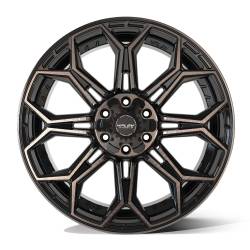 4PLAY - 4PLAY Wheels 4P83 24x10 6x5.5/135 18mm Black/Brushed; 4P83-24100-6D55-18BBT - Image 1