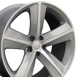 OE Wheels LLC - OE Wheels DG05 20x9 5x115 20mm Silver/Machined; DG05-20090-5115-20MS - Image 5