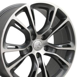 OE Wheels LLC - OE Wheels JP16 20x8.5 5x5.0 42mm Gunmetal/Machined; JP16-20085-5500-42MG - Image 5