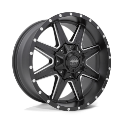 Pro Comp Wheels - Pro Comp Alloys PA48 Quick 8 20x9 6x5.5/6x135 0mm Black/Milled; PXA5148-293950 - Image 1