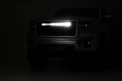 Rough Country Suspension Systems - Rough Country Front Mesh Grille Insert w/ LED-Black, 14-15 Sierra 1500; 70190DRL - Image 6