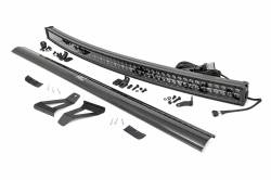Rough Country Suspension Systems - Rough Country Windshield Mount 50" LED Light Bar Kit, for Cherokee XJ; 70074 - Image 1