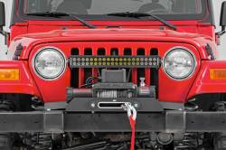 Rough Country Suspension Systems - Rough Country Front Winch Mount fits OEM Steel Bumper, for Wrangler TJ; 1189 - Image 3