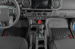 Rough Country Suspension Systems - Rough Country Front/Rear Floor Liners-Black, for 16-23 Tacoma Double; M-71216 - Image 5