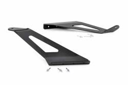Rough Country Suspension Systems - Rough Country Upper Windshield 50" Light Bar Mounts, Silverado/Sierra; 70513 - Image 1