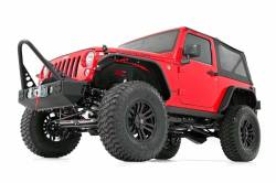 Rough Country Suspension Systems - Rough Country Front/Rear Inner Fender Liners-Black, for Wrangler JK; 10511 - Image 2