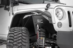 Rough Country Suspension Systems - Rough Country Front/Rear Inner Fender Liners-Black, for Wrangler JK; 10511 - Image 5