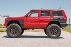 Rough Country Suspension Systems - Rough Country Rear Fender Panel Armor-Black, for 97-01 Cherokee XJ; 10579 - Image 6