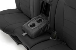 Rough Country Suspension Systems - Rough Country Front/Rear Seat Covers-Black, for 09-18 Ram Trucks Crew; 91029 - Image 5