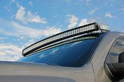 Rough Country Suspension Systems - Rough Country Upper Windshield 50" Light Bar Mounts, Silverado/Sierra; 70507 - Image 2