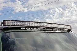 Rough Country Suspension Systems - Rough Country Upper Windshield 50" Light Bar Mounts, Silverado/Sierra; 70507 - Image 3