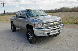 Rough Country Suspension Systems - Rough Country Upper Windshield 50" Light Bar Mounts, Silverado/Sierra; 70507 - Image 4