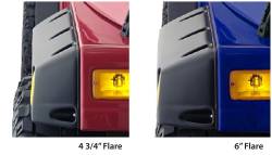 Bushwacker - Bushwacker Pocket Style Front/Rear Fender Flares-Black, for Jeep TJ; 10908-07 - Image 6