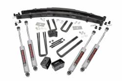 Rough Country Suspension Systems - Rough Country 4" Suspension Lift Kit, for 74-77 Dodge W-Series Trucks; 305.20 - Image 1