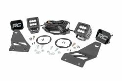 Rough Country Suspension Systems - Rough Country 2" LED Pod Fog Light Kit-Spot, for 05-20 Frontier; 71023 - Image 1
