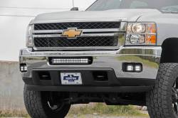 Rough Country Suspension Systems - Rough Country Dual 2" LED Pod Fog Light Kit-Flood Silverado/Sierra HD; 70628DRLA - Image 3