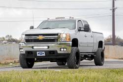 Rough Country Suspension Systems - Rough Country Dual 2" LED Pod Fog Light Kit-Flood Silverado/Sierra HD; 70628DRLA - Image 4