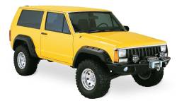 Bushwacker - Bushwacker Cut-Out Style Front/Rear Fender Flares-Black, for Jeep XJ; 10912-07 - Image 7