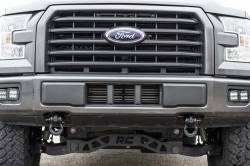 Rough Country Suspension Systems - Rough Country Front Tow Hook/D-Ring Kit-Black, 09-20 Ford F-150; RS158 - Image 6