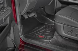 Rough Country Suspension Systems - Rough Country Front/Rear Floor Liners-Black, for 19-24 Ram 1500 Crew; M-31412 - Image 3