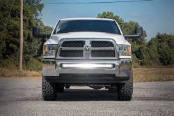 Rough Country Suspension Systems - Rough Country Bumper Mount 40" LED Light Bar Kit, for 10-18 Ram HD; 70570B - Image 4