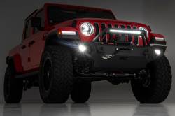 Rough Country Suspension Systems - Rough Country Heavy Duty Front Winch Bumper-Black, for Jeep JK/JL/JT; 10585 - Image 4