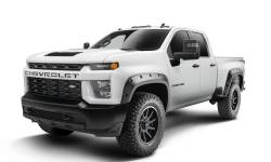 Bushwacker - Bushwacker Forge Style Front/Rear Fender Flares-Black, Silverado; 48146-08 - Image 1