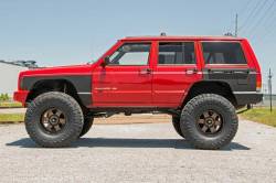 Rough Country Suspension Systems - Rough Country Rear Fender Panel Armor-Black, for 84-96 Cherokee XJ; 10578 - Image 6