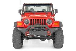 Rough Country Suspension Systems - Rough Country 7" Round LED Headlights w/ DRL Halo, for Wrangler TJ; RCH5400 - Image 2