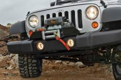 Rough Country Suspension Systems - Rough Country Front Winch Mount fits OEM Plastic Bumper, for Wrangler JK; 1173 - Image 2