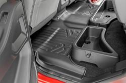 Rough Country Suspension Systems - Rough Country Front/Rear Floor Liners-Black, for 08-21 Frontier Crew; M-80513 - Image 4