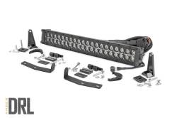 Rough Country Suspension Systems - Rough Country Bumper Mount 20" LED Light Bar Kit, for 16-24 Titan XD; 70645DRLA - Image 1